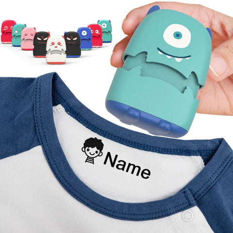 Personalisierbarer Namensstempel für Baby und Kinderkleider